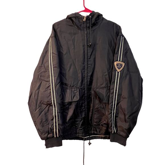 Abercrombie & Fitch Other - Abercrombie & Fitch Jacket Mens Size XS Blue with one Stripe on arm Vintage 90s